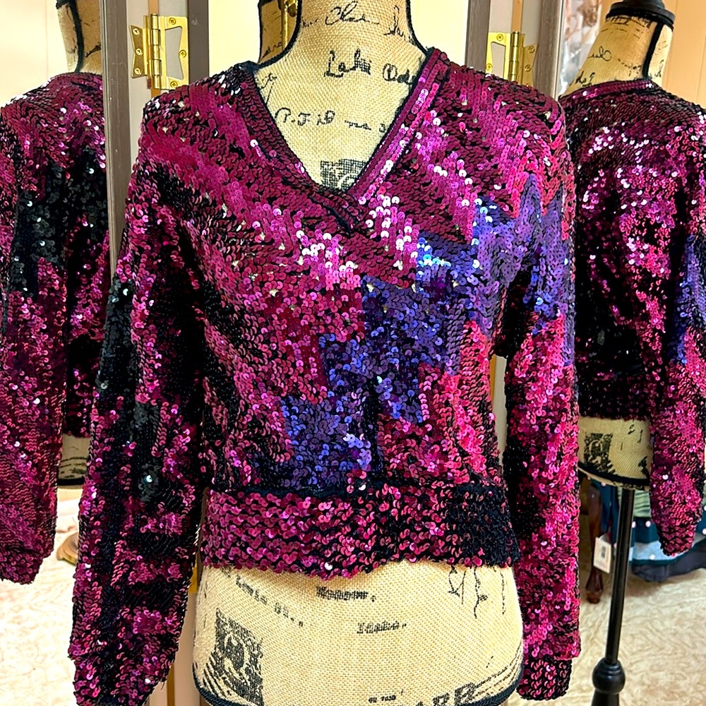 Harry Acton Party Collectibles sequinned sweater.
